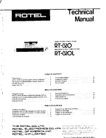 Rotel RT-820-820L - Technical manual 